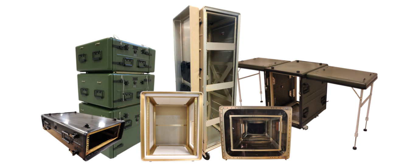 A collage of Rackmount Cases