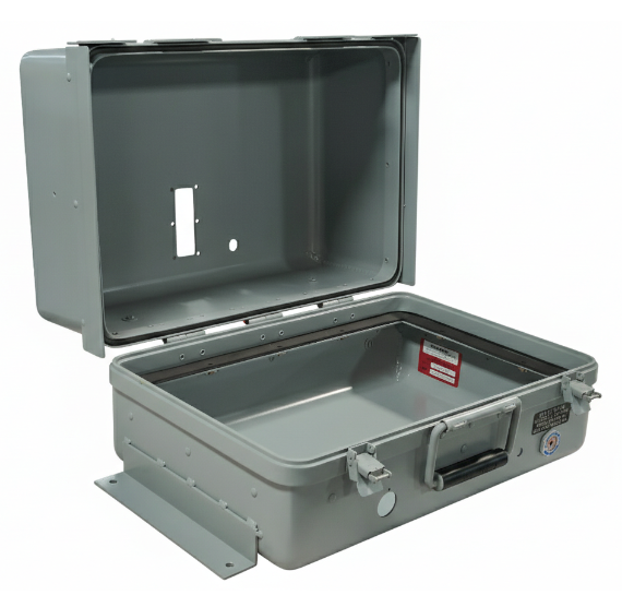 Gray-Painted Aluminum Case - Alternate View
