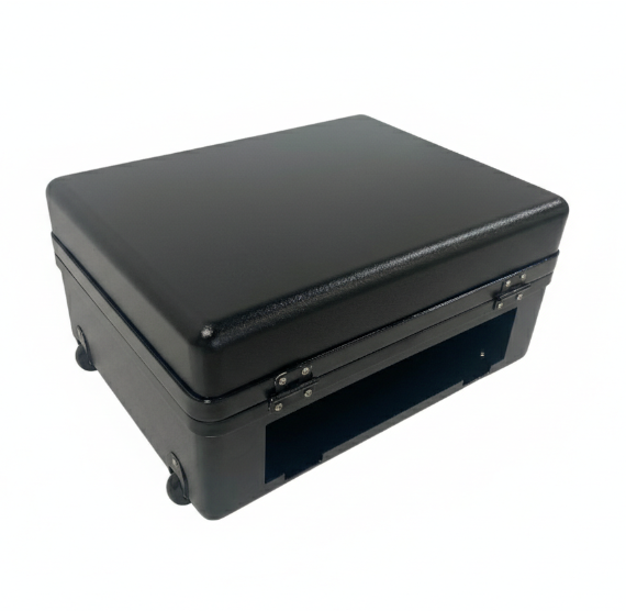 Powder-coated Aluminum Case (closed)