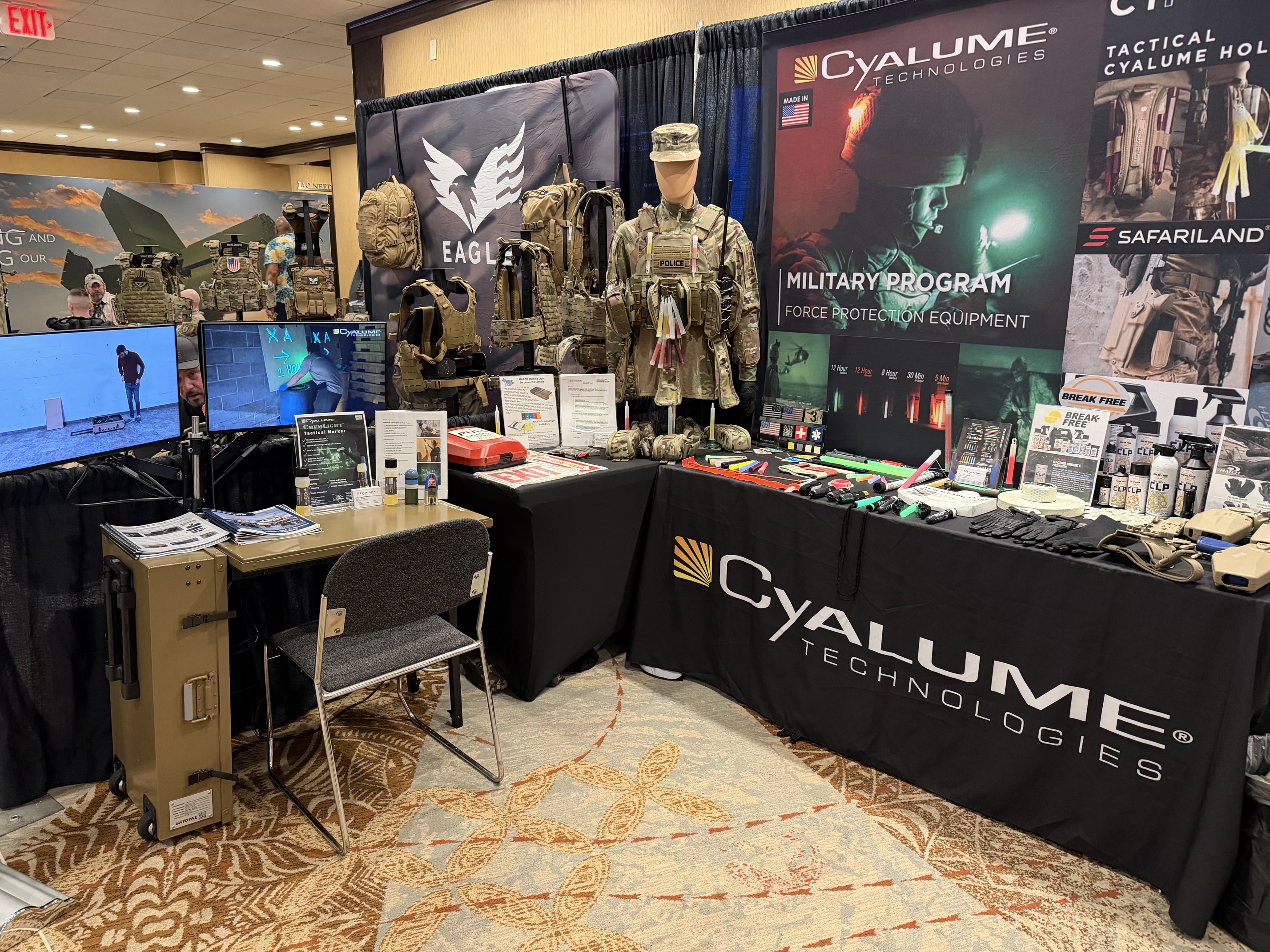 LANPAC 2026 Cyalume booth display