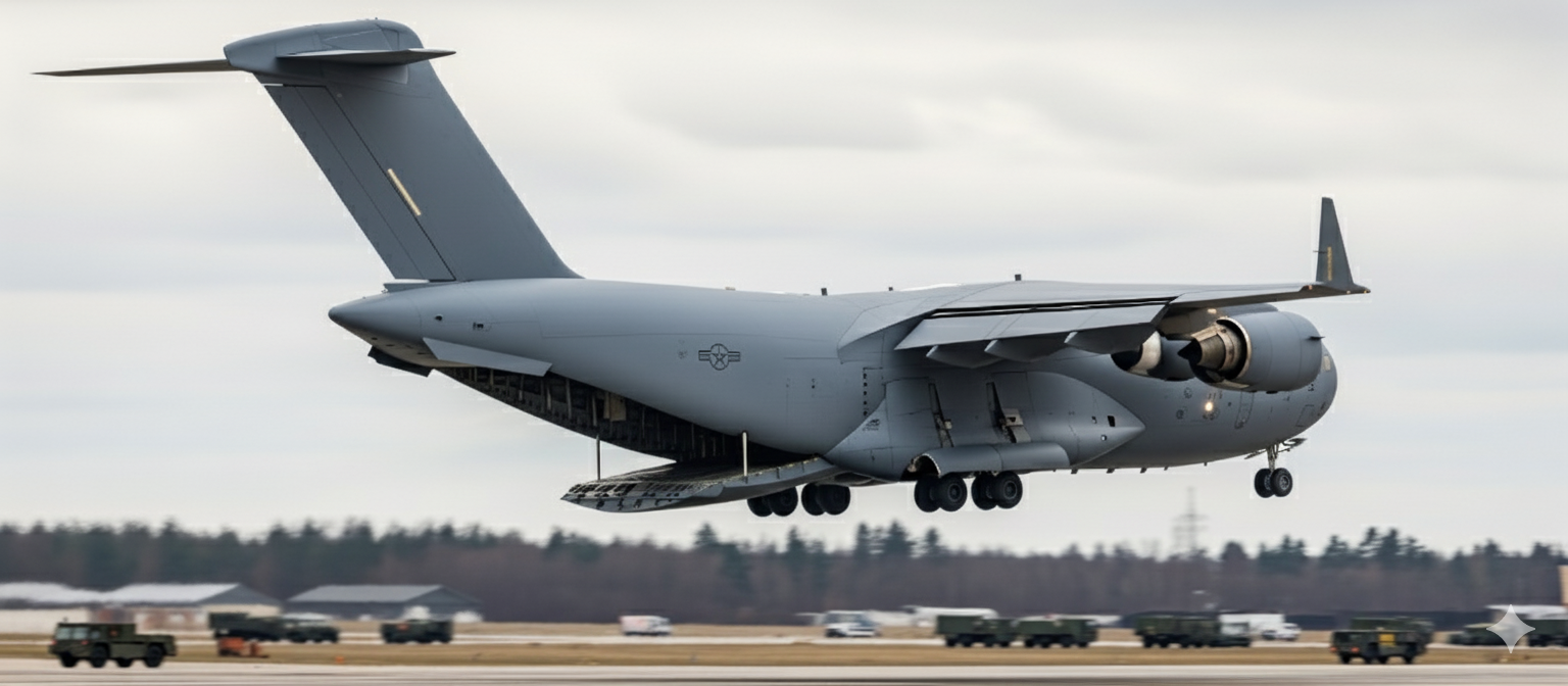 Cargo transport aircraft supporting deliveries