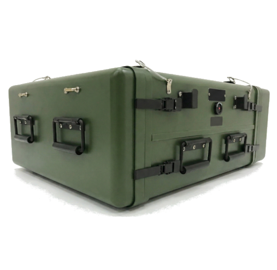 4U Rack Aluminum Case (green)