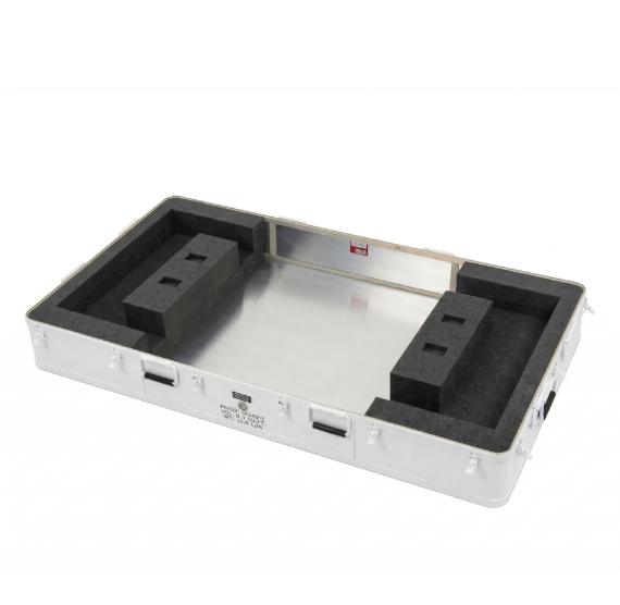 Painted White Laminated Case - Open View